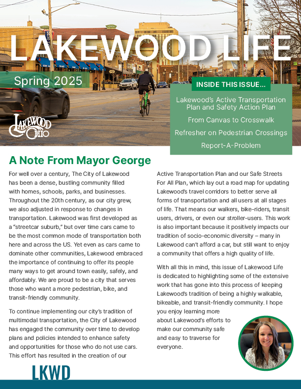 Cover page of Lakewood Life Spring 2025 issue.